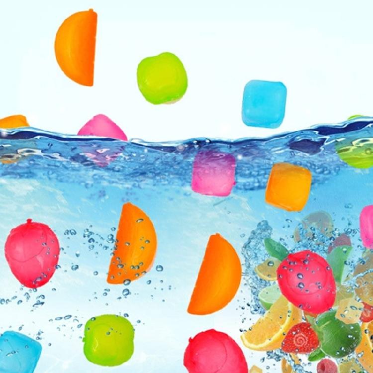 6 Pcs Plastic Cooling Ice Cubes Non-Melting Washable Ice Cubes for Gatherings