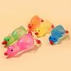 Quietscheente Dehnbar Langsam Zurückfedernd Glitzer Malzzucker Weiches TPR Quetschspielzeug Niedliches Cartoon Tier Quetschies Stressabbau Fidget Spielzeug Partygeschenk