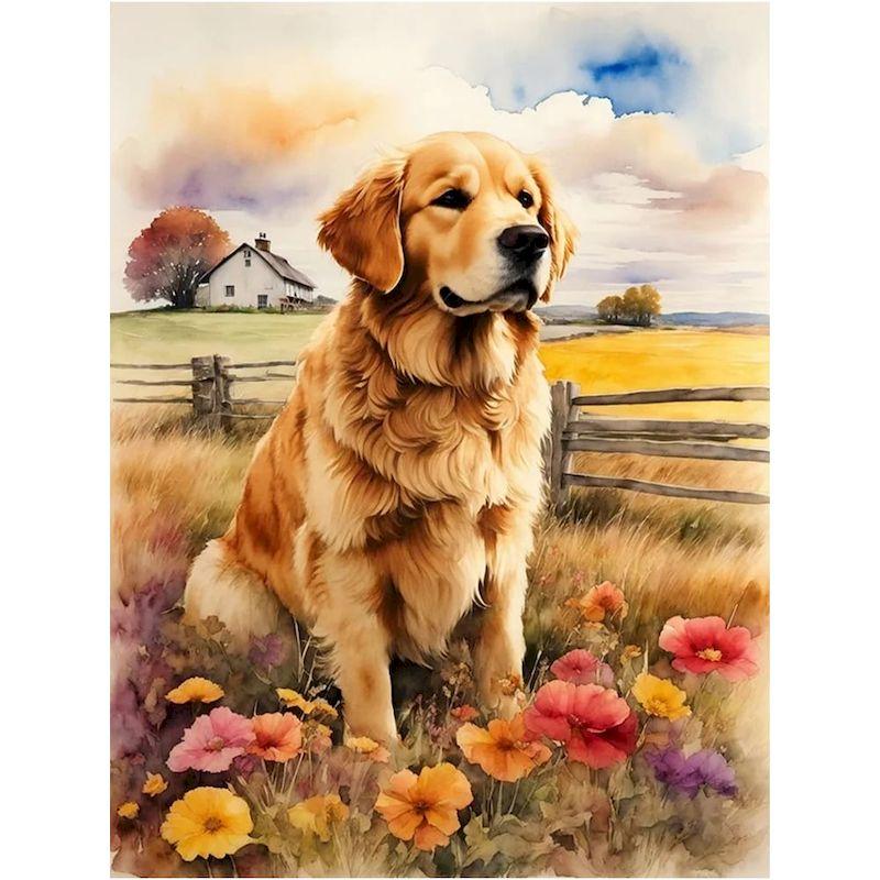 CHENISTORY DIY Painting By Numbers For Adults Landsape Oil Picture HandPainted Animals Coloring By Numbers Home Wall Art