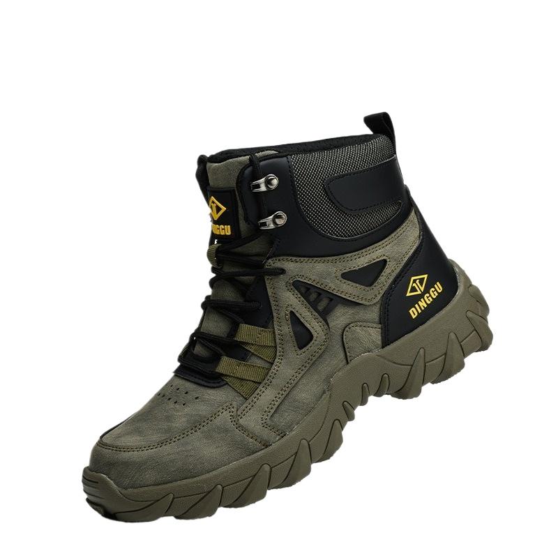

Fashion Safety Shoes Men s Indestructible Work Shoe Fashionable Desert Combat Boots Men s Hunting Work Safety Boots Men s Ankle Boots 40