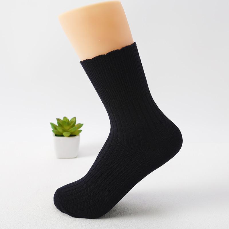 

Леди Весна и Осень Свободная Стопа Свободный Голеностоп В Носки-Трубы 1 pair чёрный