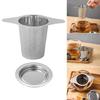 Multifunctional Tea Strainers Fine Tea Infuser with Lid and Double Handle