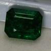 Emerald Green Colombian Emerald Cut 8 Carat Natural CERTIFIED Loose Gemstone A-3881b