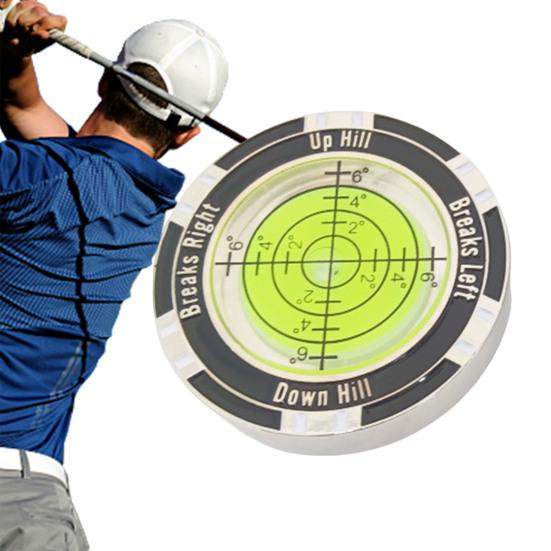 Magnetic Golf Green Reader High-Precision Compact Size Lightweight Portable Bubble Level Golf Putting Green Reading Aid