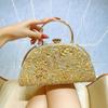 High-End Rhinestone Suitcase Handbag: Large Capacity Tote & Crossbody Evening Bag Set