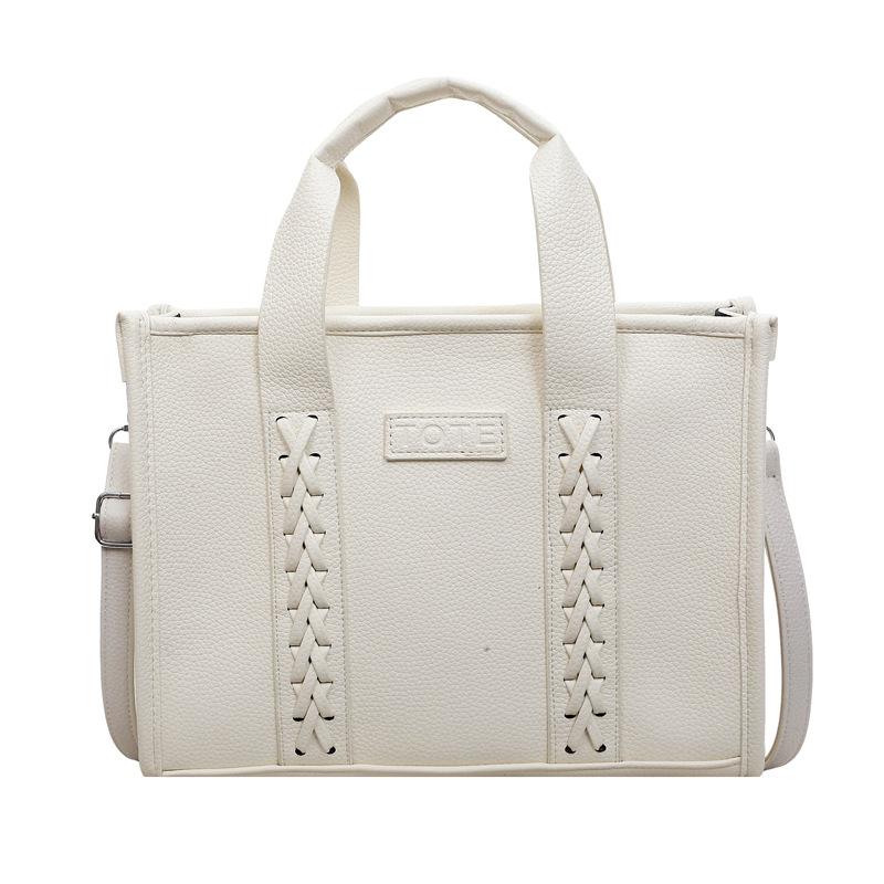 

Light luxury tote bag women s 2026 spring new niche casual texture shoulder messenger bag 28*8*20