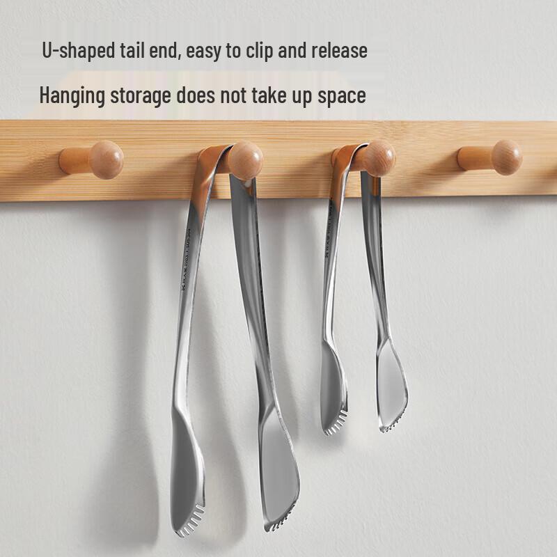 COOKER KING Stainless Steel Multi-Tooth Food Tongs