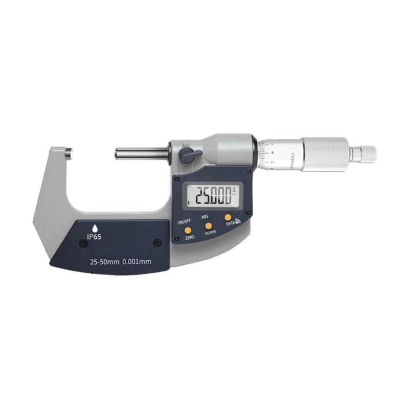 External Micrometer,0-25-50-75-100mm External Micrometer Outside Micrometer Micro Meter Mechanical Micrometers