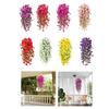Artificial Hanging Flowers Fake Plants Floral Teardrop Handmade Creative Decoration for Hotel Garden Cafe Shop Home Backyard