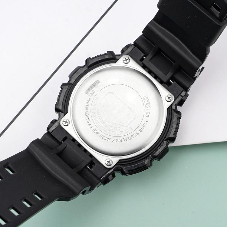 Strap for Casio G-Shock GA-100/110/120/140/200/400/700 800 GD-100/110/120 G-8900 GLS-100 Replace Silicone Resin Watch Band 16mm