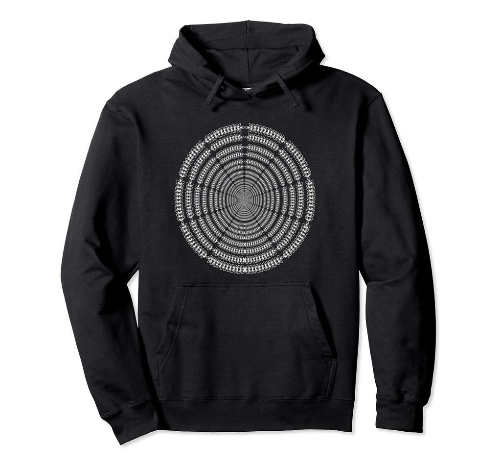 Laurel Wreath Vortex - Greek Roman Victory Greece Rome Hoodie