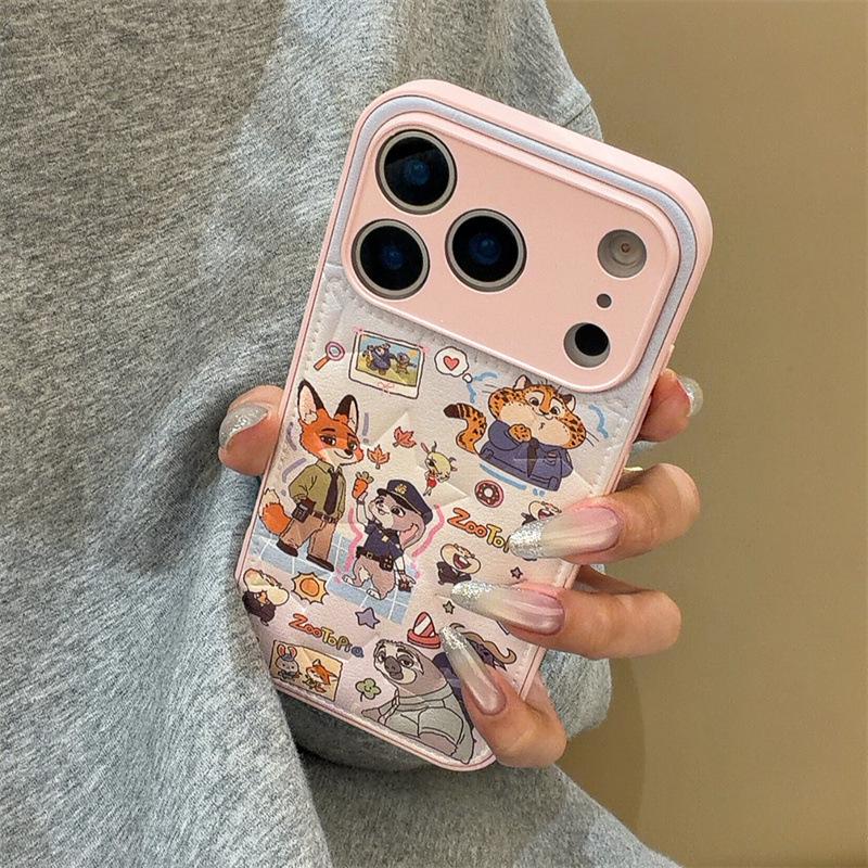 Adorable Animal Friends Phone Case for iPhone 17/16 Pro Max/15/14