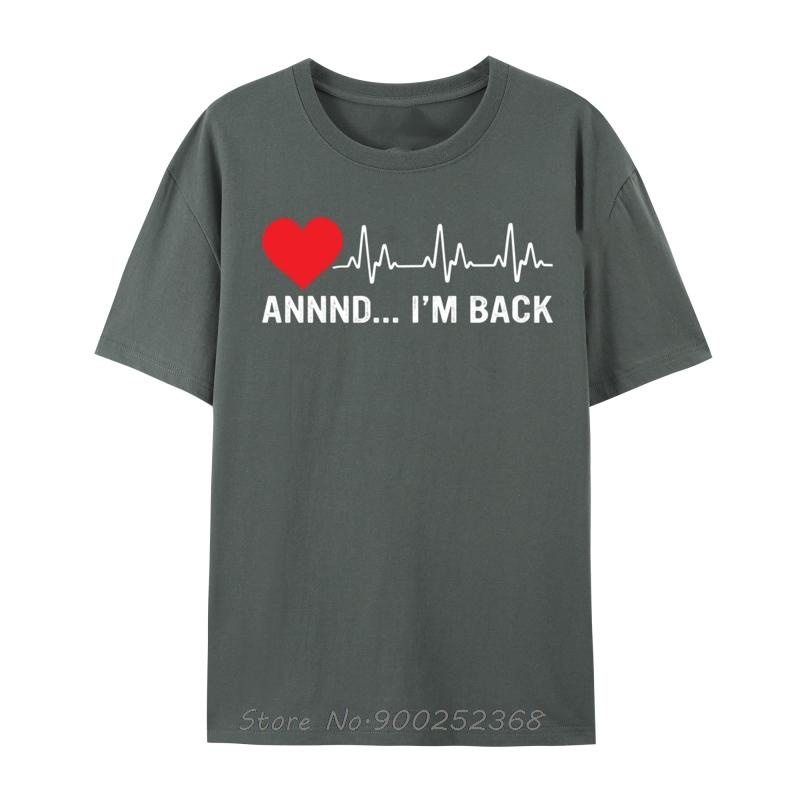Coronary Bypass Artery Open Heart Diseases Surgery Heartbeat Youth Company Geek Tshirt Fitness Tshirt Men Cotton T Shirt