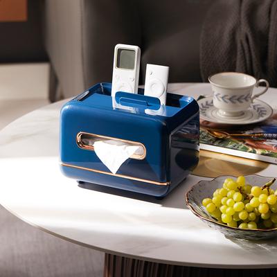 Leichte Luxus-Taschentuchbox für den Schreibtisch, kreative Aufbewahrungsbox für den Couchtisch zu Hause und Zeichenbox für Papier