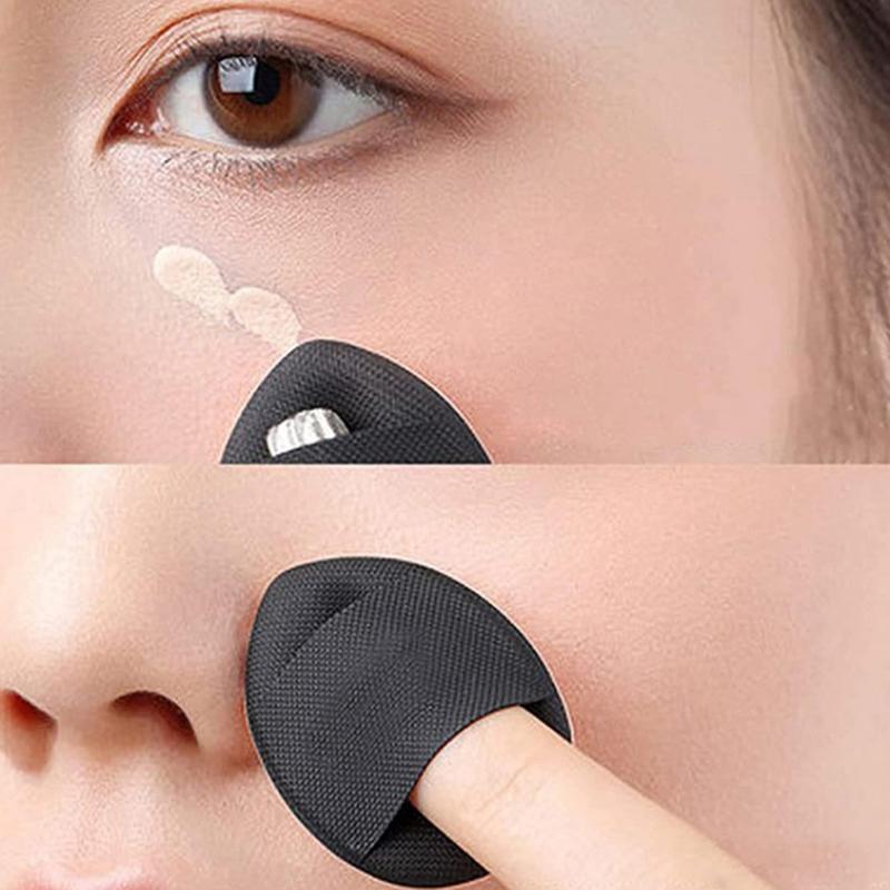 Mini Size Finger Puff Set Makeup Sponge Face Concealer Foundation Detail Puff Professional Cosmetic Cushion Puff Makeup Tool
