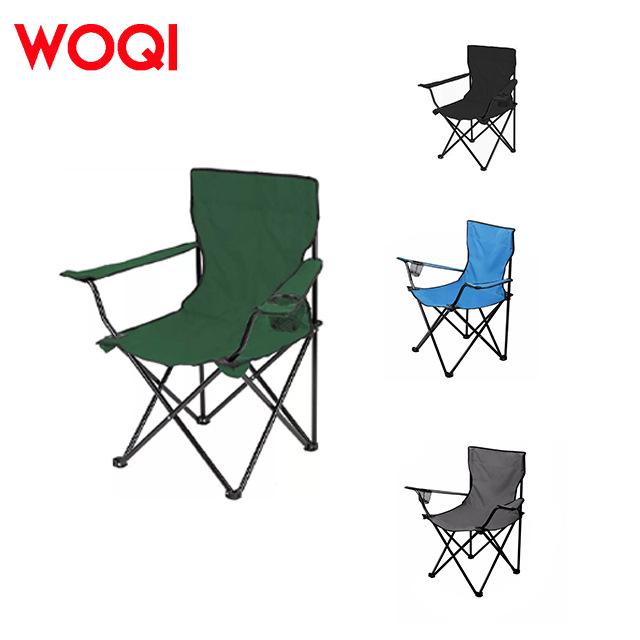 WOQI Multifunctional Folding Camping Chair: Portable Outdoor, Sports & Lawn Seat Customizable