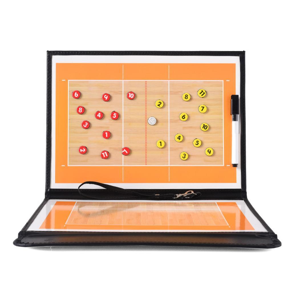 Magnetic Volleyball Coaching Clipboard Set for Coaches Complete Kit with Accessories