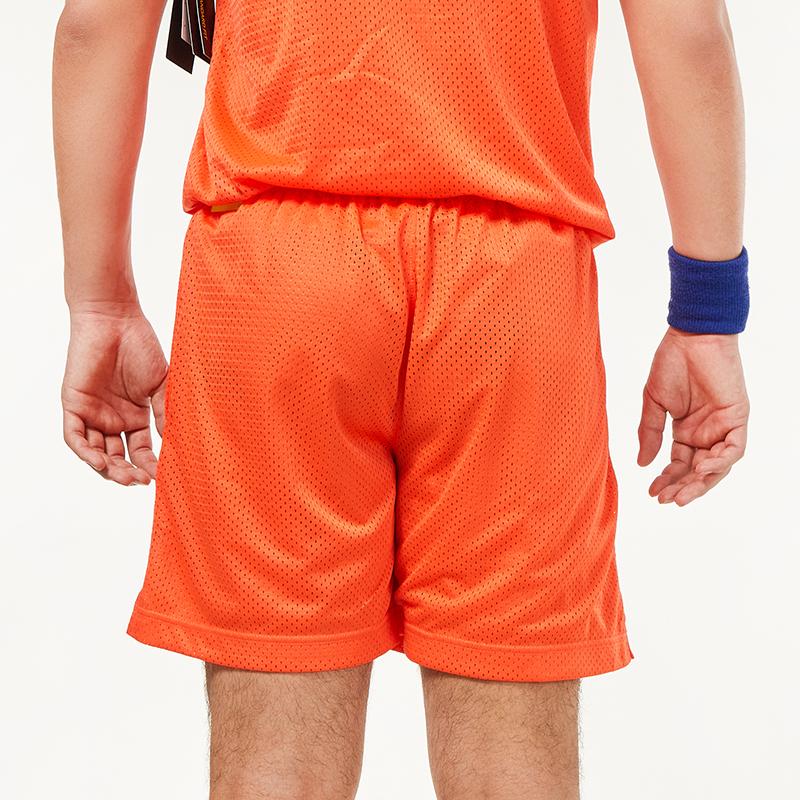 Nike KD Basketball Sports Quick-Dry Breathable Knit Shorts Men Bottoms Orange CV2394-842