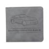 Leather Car Document Holder Organizer For Registration License Insurance Cards Vehicle Glove Box Storage Case