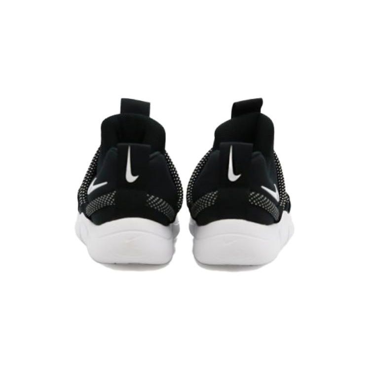 Nike Novice Non-Slip Shock Absorbing Low-Top Sports Casual Shoes Kids Sneakers Black White AQ9661-001