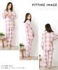 Long Combed Double Gentle On the Front Top and Bottom Long Room Loungewear [Nishiki] Women's Pajamas, Sleeves, 100% Cotton, High-quality Yarn, Gauze,