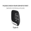 Leather Car Smart Remote Key Case Cover Shell For Roewe RX5 I5 I6 RX3 RX8 ERX5 D6 D7 D5X Durable Anti-Scratch Auto Key Protecter