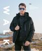 Unisex 3-in-1 Waterproof Down Jacket with Detachable Fleece Liner for Autumn/Winter Mountaineering