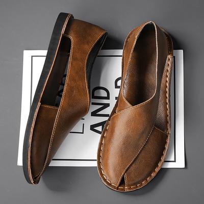Mode Einfache Lässige Slipper Herren Sandalen Neue Sommer Strand Flats Weiche Herren Römer Sandale Rutschfest Antikollision Zehensandalen Outdoor Hausschuhe
