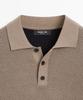 Masimodutti Textured 100% Cotton Polo Shirt