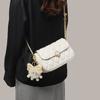 Spring and Summer Fashion Versatile Messenger Bag Exquisite Small Fragrant Wind Rhombus Chain Bag Commuter Shoulder Women's Bag