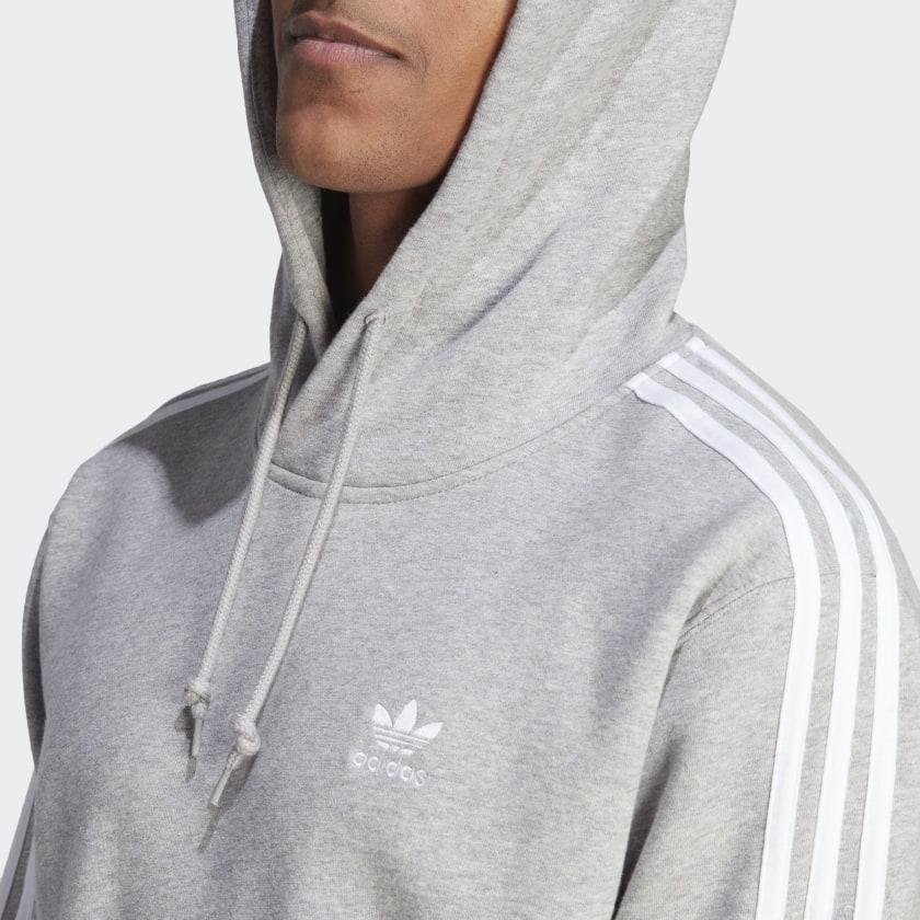 Adidas Originals Adicolor Classics 3-Stripes Hoodie Men Hoodies Gray IL2496