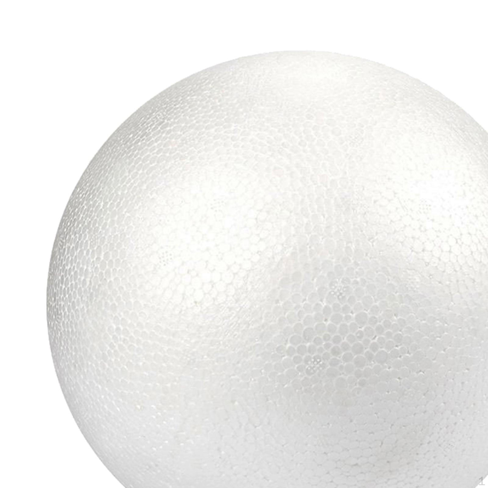 

2 шт. Белые пенопластовые шарики Полистирол Крафт Фофоам для искусства, ремесла, дома, школы