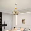 Tiffany Style Ceiling Chandelier Light Fixture, 20In Peacock Design Stained Glass Pendant Lamp, Indoor Hanging Light E26 Holder