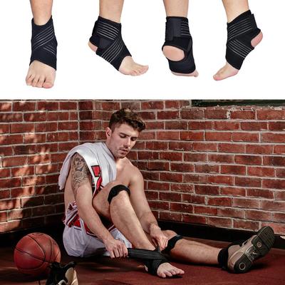 1Pcs Sport Compression Ankle Support Brace Ankle Stabilizer Tendon Pain Relief Strap Foot Sprain Injury Wraps Basketball Running