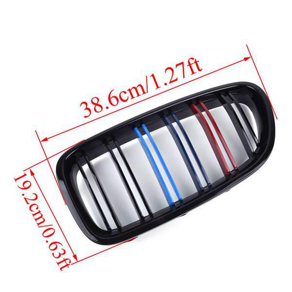 1 Pair Intake Grille Cover for 2010-2017 BMW F10, F11, F18 5 Series