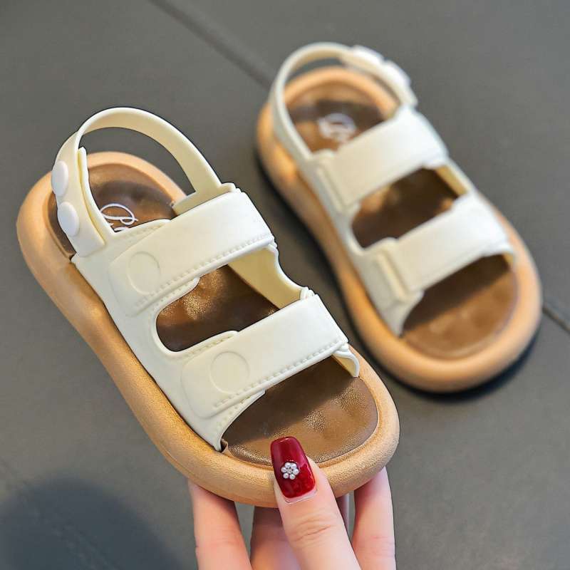 Children's sandals 2025 new small, medium and large boys and girls, children's baby cool slippers dual-purpose soft-soled non-slip models