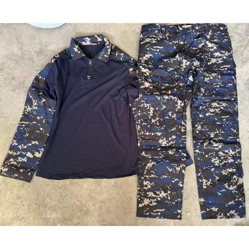 Taktischer Langarm Camouflage Trainingsanzug Outdoor Fitness Militärstil Workout Ausrüstung Atmungsaktiv Langlebig