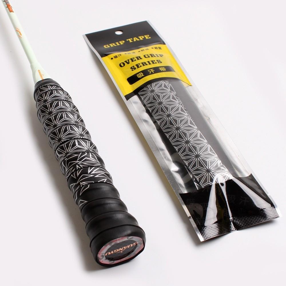 Shock-Absorbing Badminton Handle Wrap Tape Anti-slip Badminton Racket Grips Wrap  Racquet Supplies серебряный