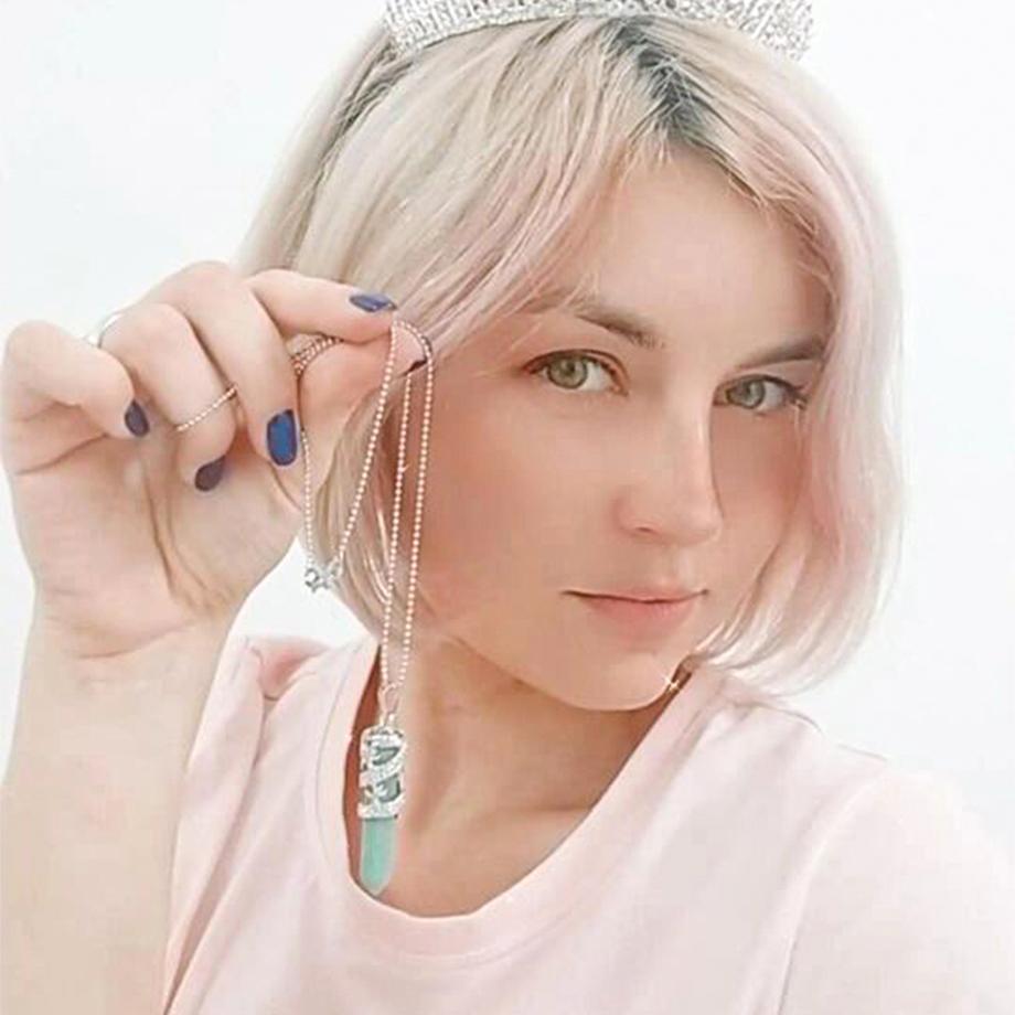 Dragon Crystals Necklace Stone Quartz Necklaces Natural Crystal Pendant Hexagonal Pendant Amethysts Jewelry for Women Men E853