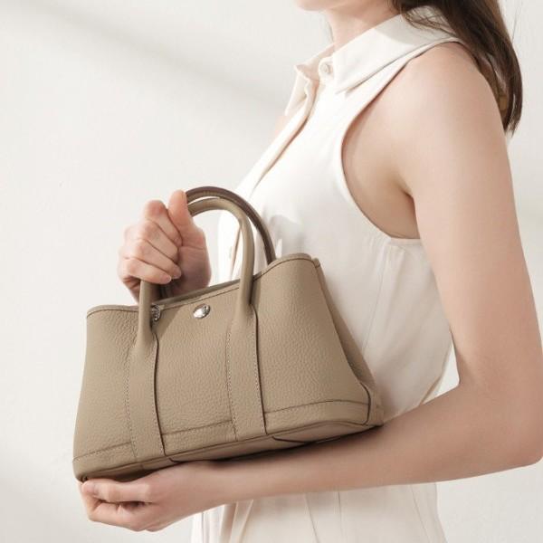 Cowhide Shoulder Bag Fashion Bucket Bag Portable Messenger Bag