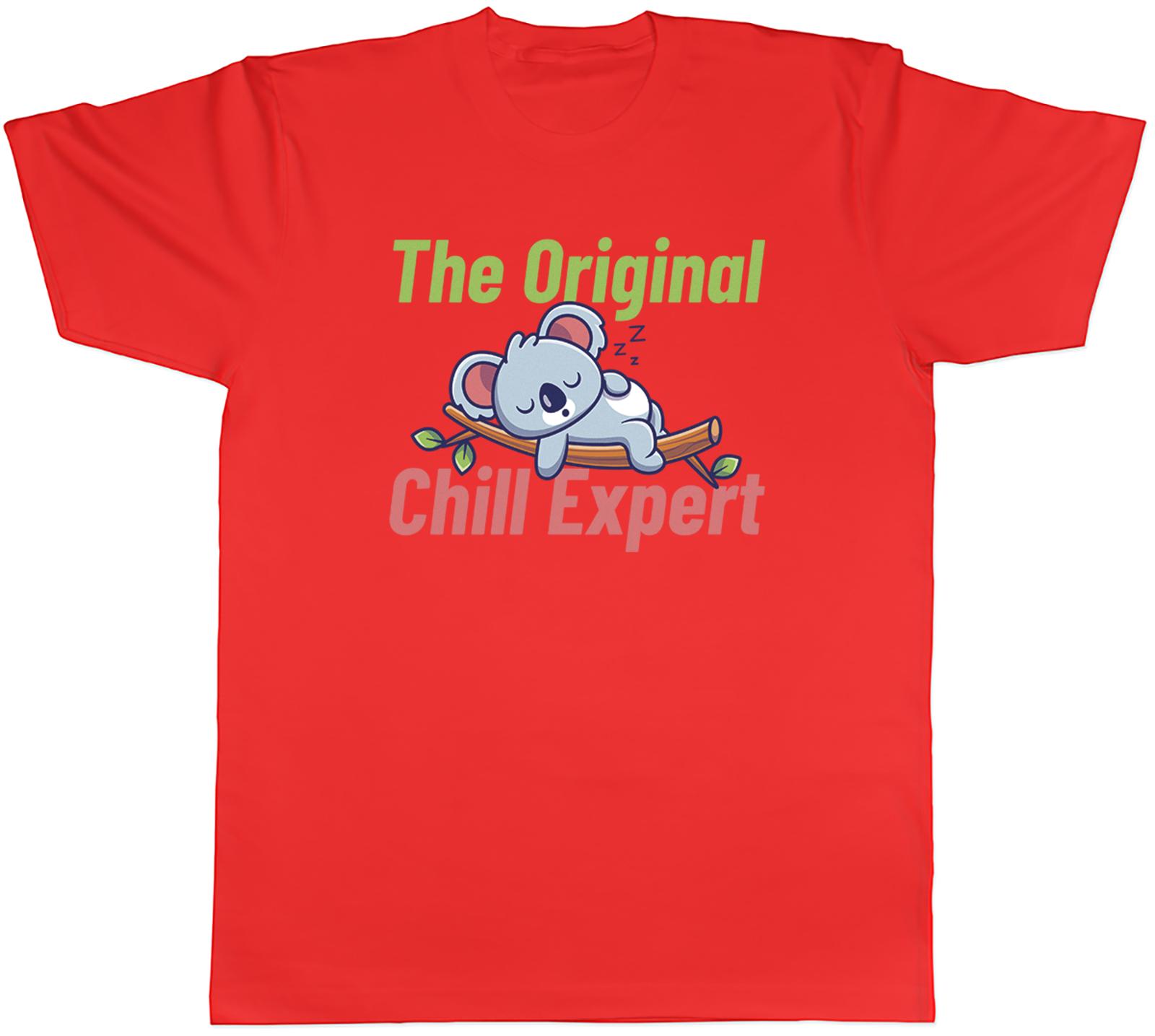 Koala Bear The Original Chill Expert Funny Unisexs TShirt Tee Gift Top S