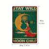 Vintage Metal Tin Sign Wild Moon Youth Retro Wall Decor for Home Bar Cafe Garage