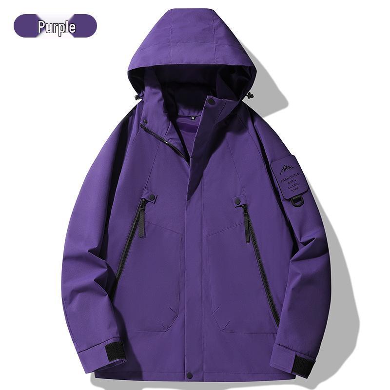 Unisex 3-in-1 Windproof Waterproof Hiking Jacket with Detachable Liner for Autumn/Winter