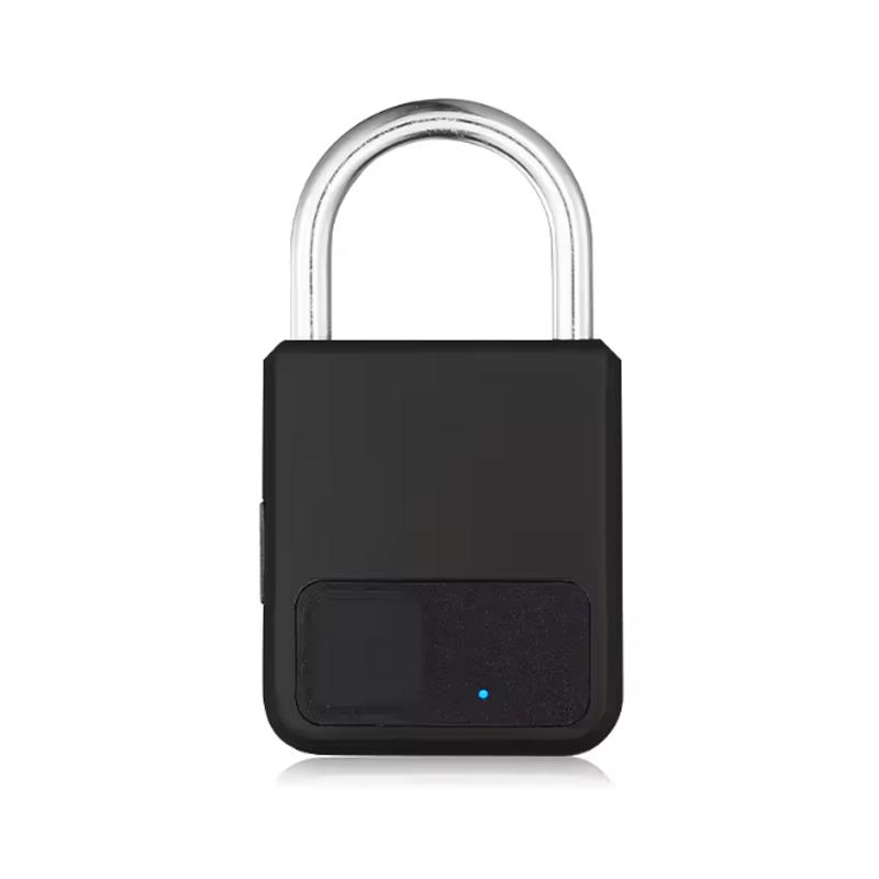 

Portable Anti-theft Fingerprint Smart Padlock USB Charging Waterproof Keyless Mini Electronic Locker For Bike Gym Locker Luggage чорний