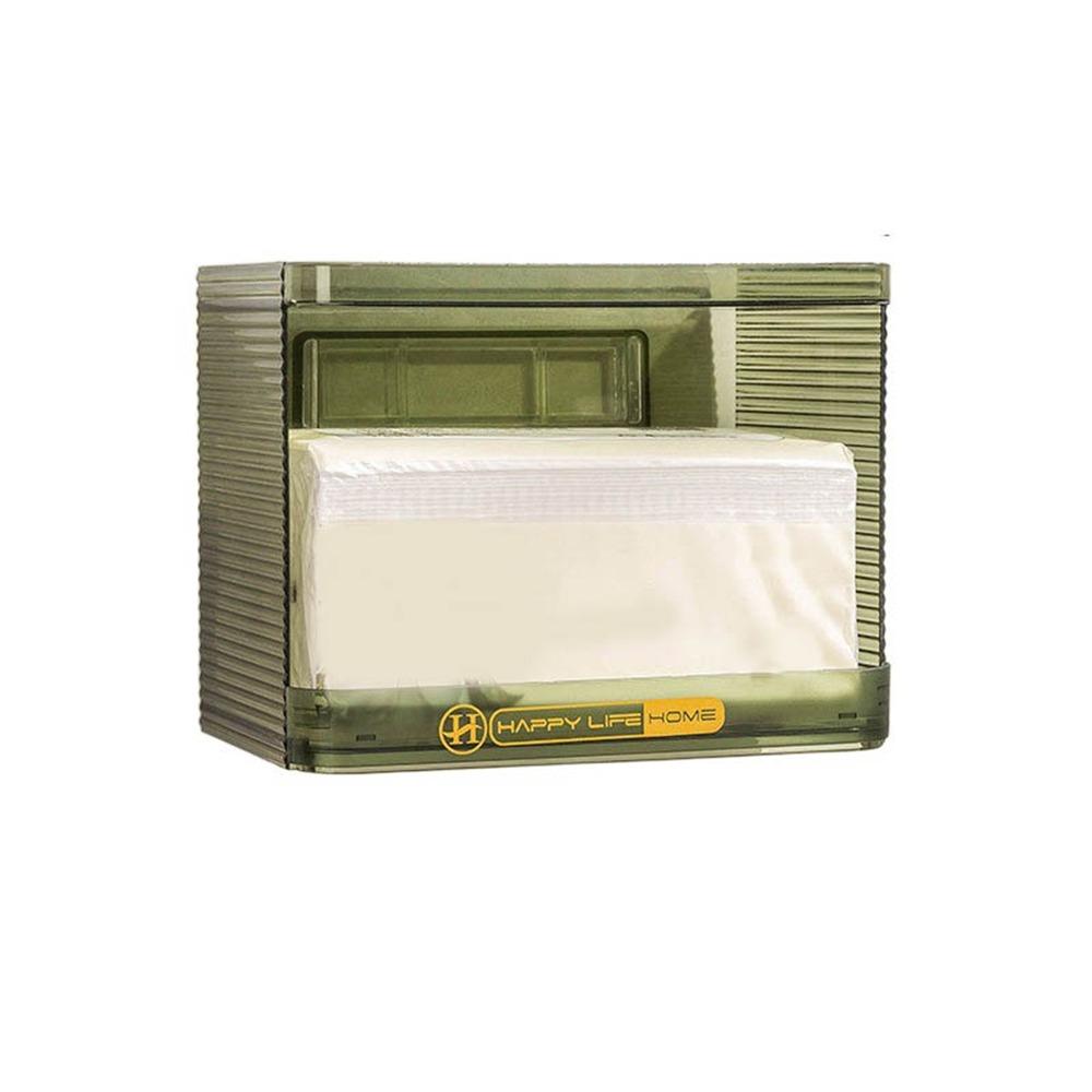 Plastic Paper Towel Box Transparent Napkin Holder Creative Tissue Paper Storage Boxes Bedroom