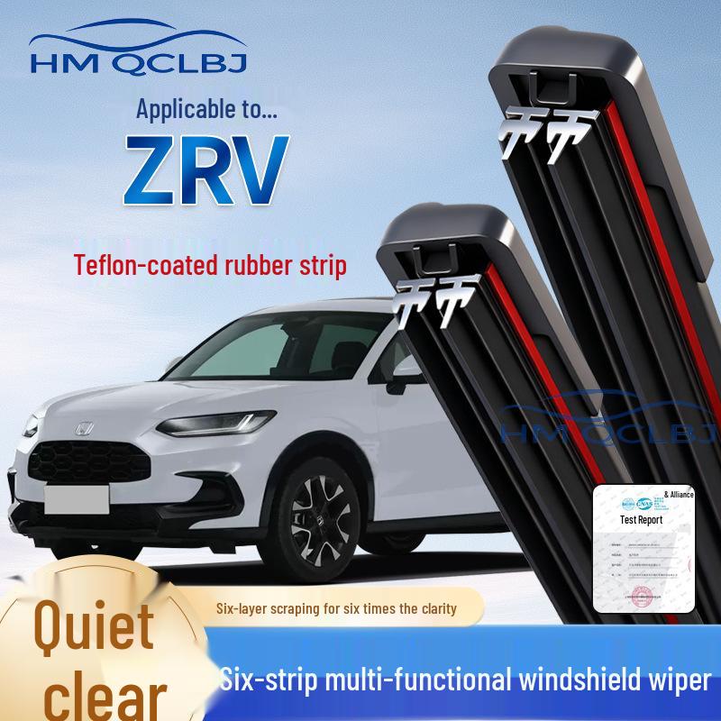 

Universal Frameless Wiper Blades - Fits Honda ZRV, Multi-functional Double-Layer Design, Set of 6 Honda Gienia 2000-2024