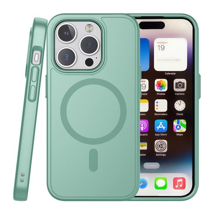 Applicable to iphone11 2-in-1 mobile phone case Apple 11promax matte skin feel composite magnetic suction 11 protective cover