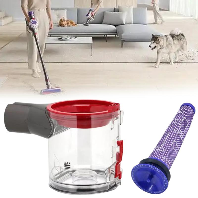 Dyson V7 For V8 Sv10 Sv11 Dust Container Bucket Filter Element Home Cleaning