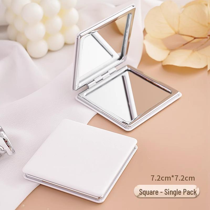 Portable Double-Sided Folding Makeup Mirror with Stand