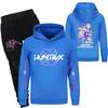 Children's Hooded Top And Pants Two-piece Tracksuit Set Long-sleeved Printed Sweatshirt Set
